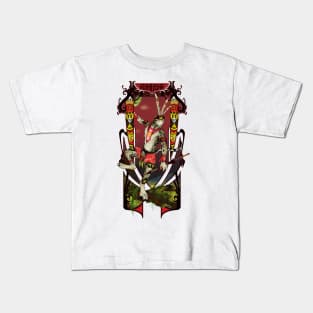 Adhirudha – Anthro Bornean Clouded Leopard Kids T-Shirt